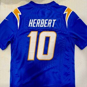 Justin Herbert Jersey Men's Los Angeles Chargers Nike Powder Blue Size Medium